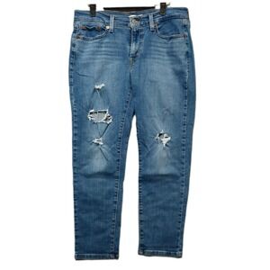 Levis Womens Boyfriend JeansSize 29 Medium Regular BlueDenim Stretch